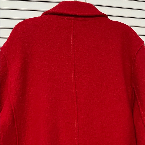 J. Crew Vibrant Red Wool Coat - Picture 9 of 10